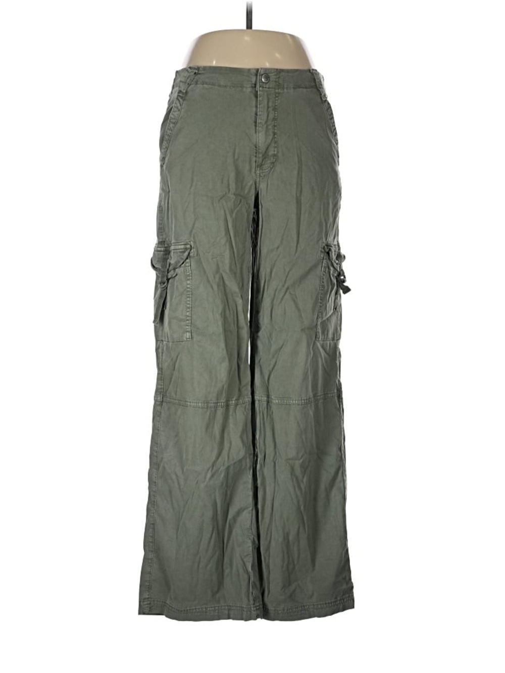 AE Dreamy Drape Stretch Super High-Waisted Cargo Baggy Wide-Leg Pants Utility